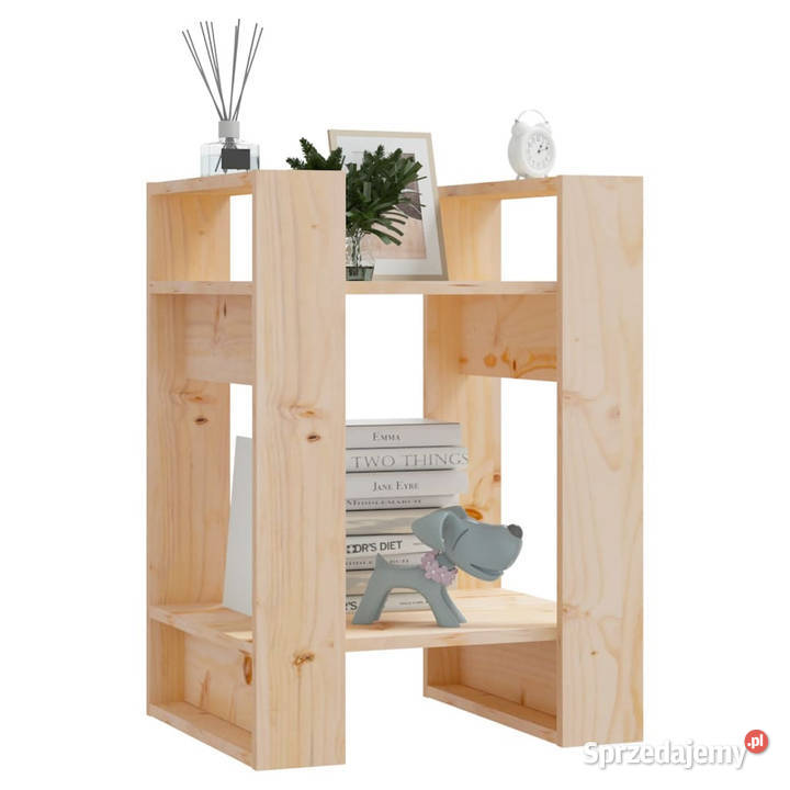 Regał na książkiprzegroda 41x35x57 lite drewno sprzedam