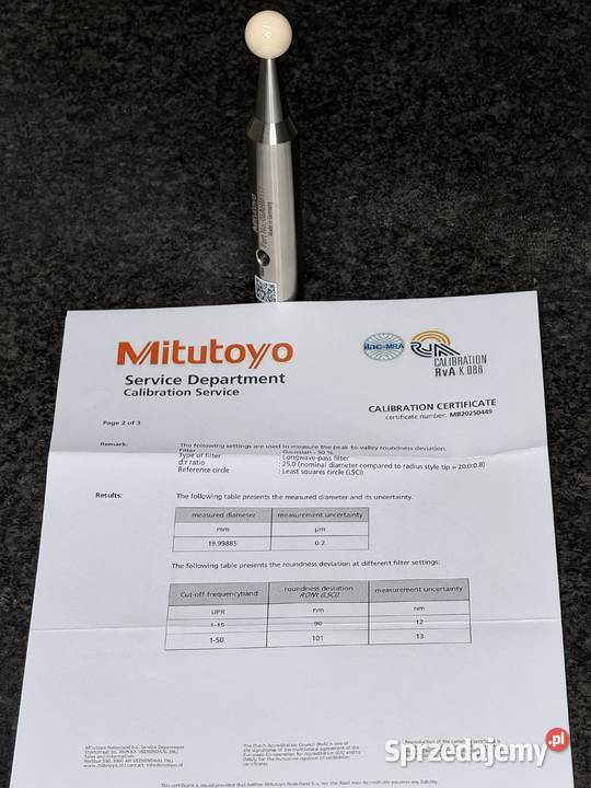 CMM Mitutoyo EUROC A7106 PH10T dolnośląskie Stare Bogaczowice sprzedam