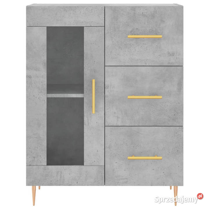 Szafka szarość betonu 695x34x90 materiał Warszawa
