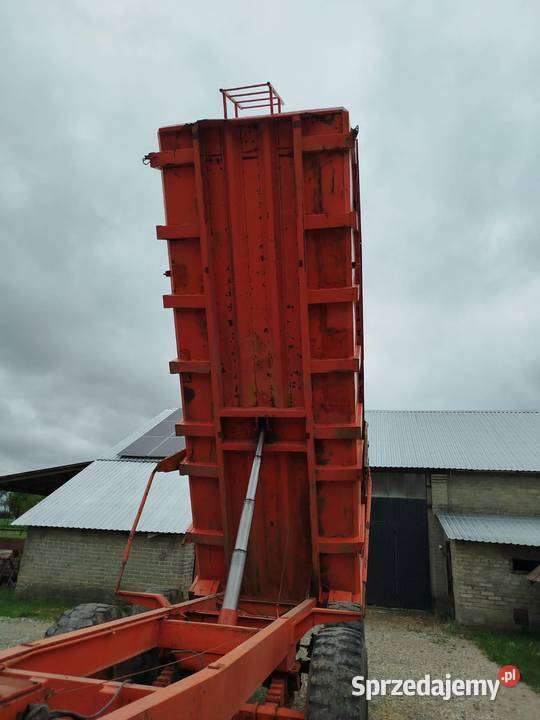 Przyczepa skorupa 14 ton nieuszkodzony Przyczepy rolnicze Liwki Szlacheckie sprzedam