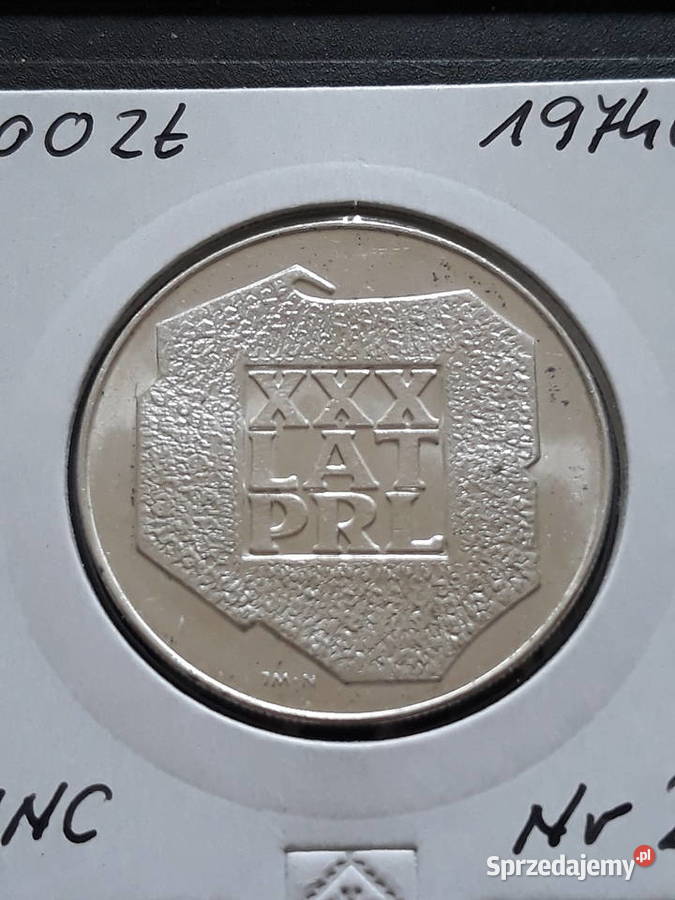 XXX lat PRLu 1974 r 2 mennicze wielkopolskie Konin