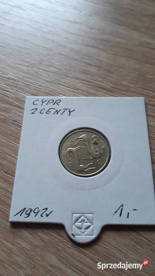 2 Centy Cypr 1992 1996 r Numizmatyka Konin