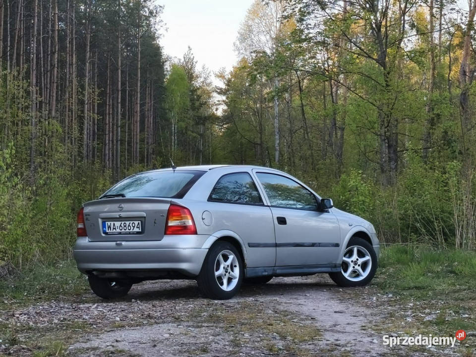 Opel Astra 1999r 16 Benzyna Klimatyzacja srebrny