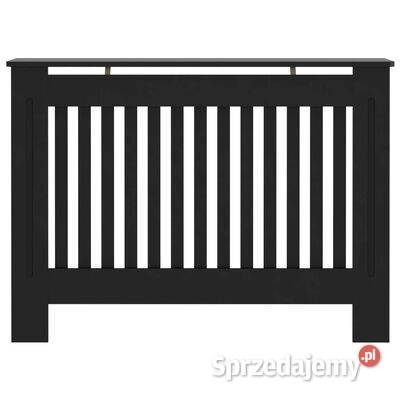 vidaXL Osłona na kaloryfer czarna 112x19x815 Pozostałe Warszawa