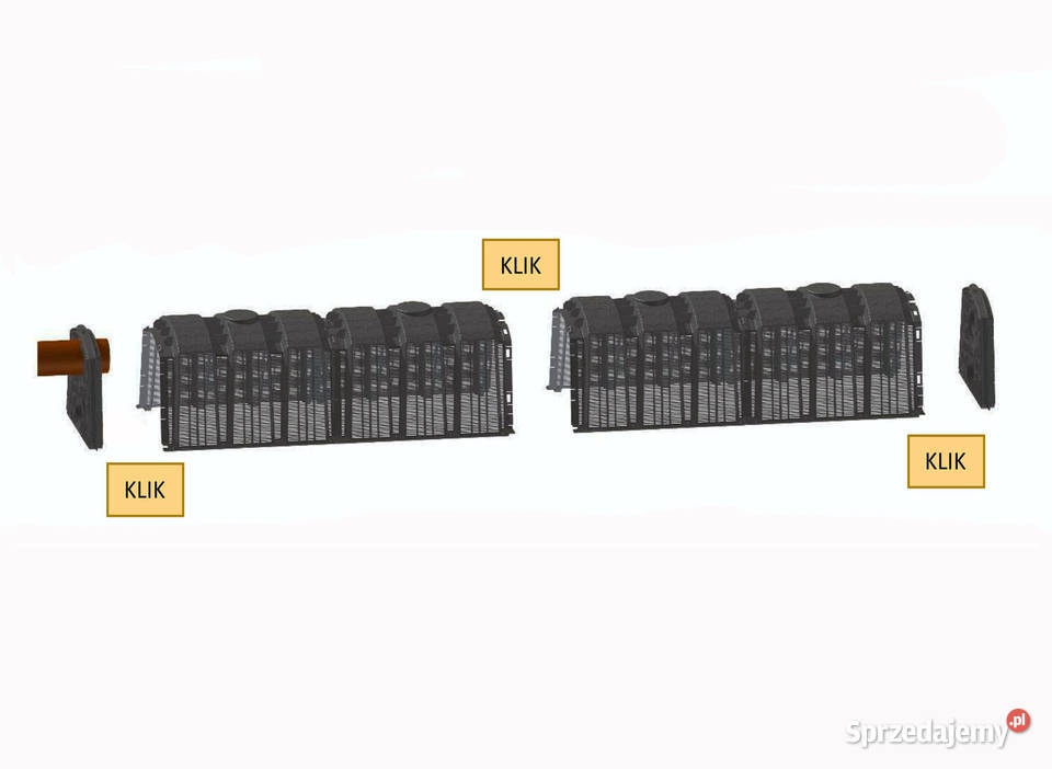 TUNELE ROZSĄCZAJĄCE Drenarskie 300L drenaż Wrocław sprzedam