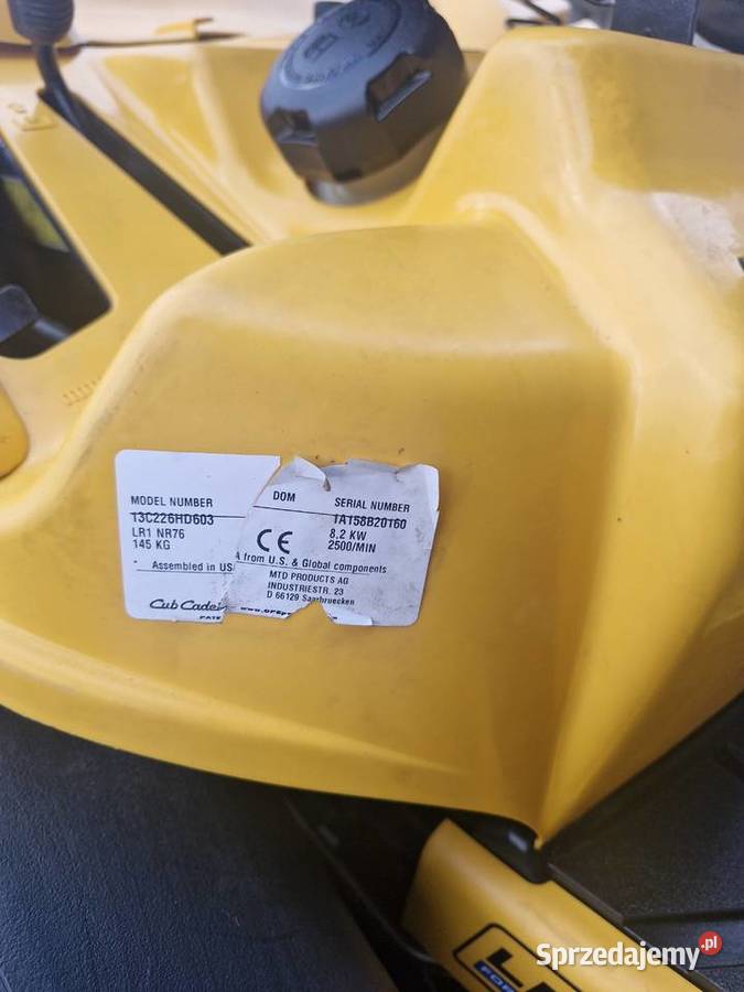 Kosiarka traktorek Cub Cadet LR1 135hp pompa Traktorki Ogród Rawa Mazowiecka