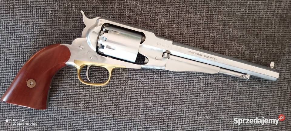 Rewolwer czarno prochowy Remington INOX stal Jasło