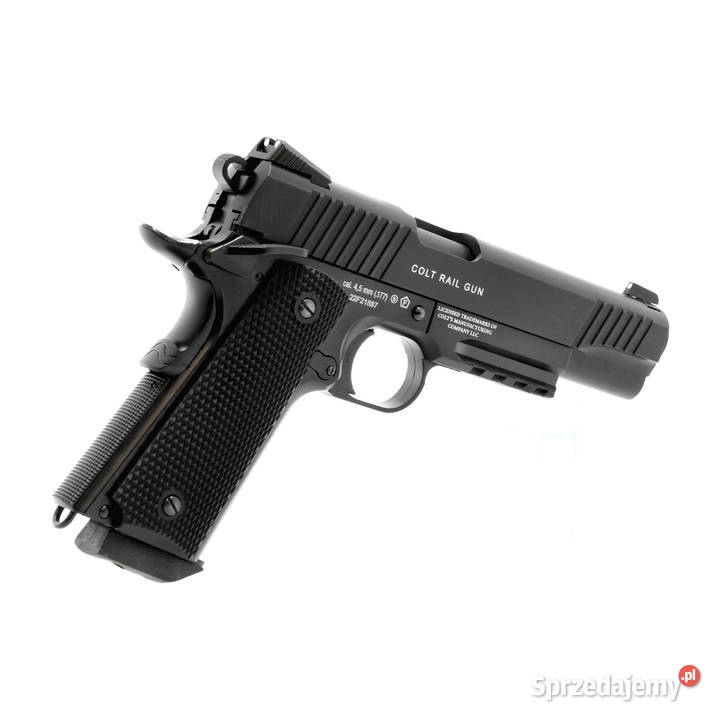 Pistolet wiatrówka Colt M45 CQBP czarny 45 mm BB mazowieckie Warszawa sprzedam
