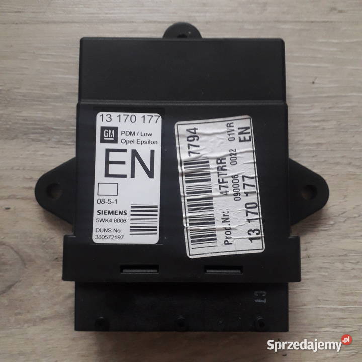 Moduł drzwi pasażera Siemens EN13170177 Vectra C Karoseria