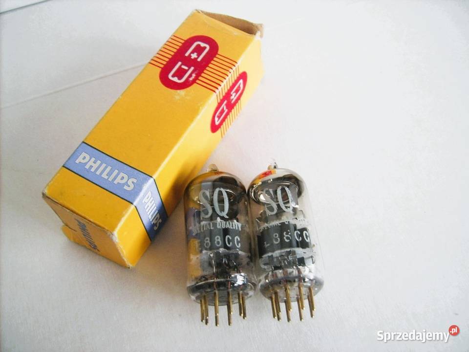 E88CC PHILIPS SQ GOLD PIN dobrana PARA z lat Porąbka
