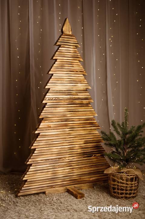 Choinka drewniana ekologiczna naturalne drzewko Kalety