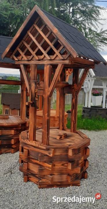 Studnia ogrodowa ozdobna drewniana PRODUCENT Jordanów