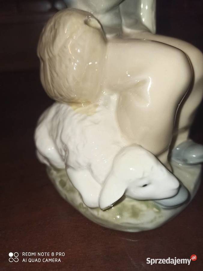 Figurka Chłopiec z Barankiem Zaphirro Porcelana sprzedam
