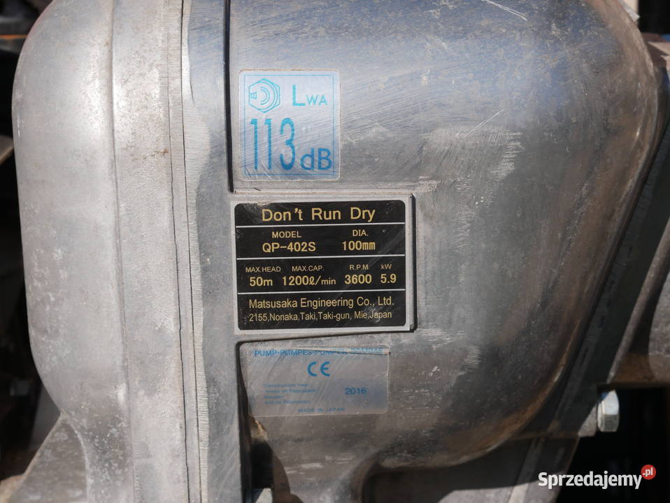 Kompletne nawadnianie polowe motopompa Honda Skwierzyna