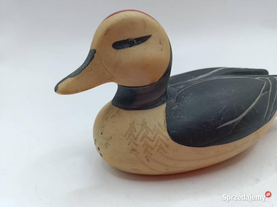 Ceramika dekoracja Mała kaczka ręcznie malowana lubelskie Zamość