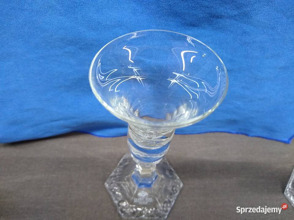 Świecznik Rosenthal Maria Kryształowa sygnowany Kalisz