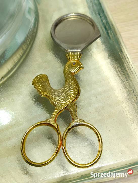 Nożyczki do jajek vintage Art Deco zabytkowe wielkopolskie Kalisz sprzedam
