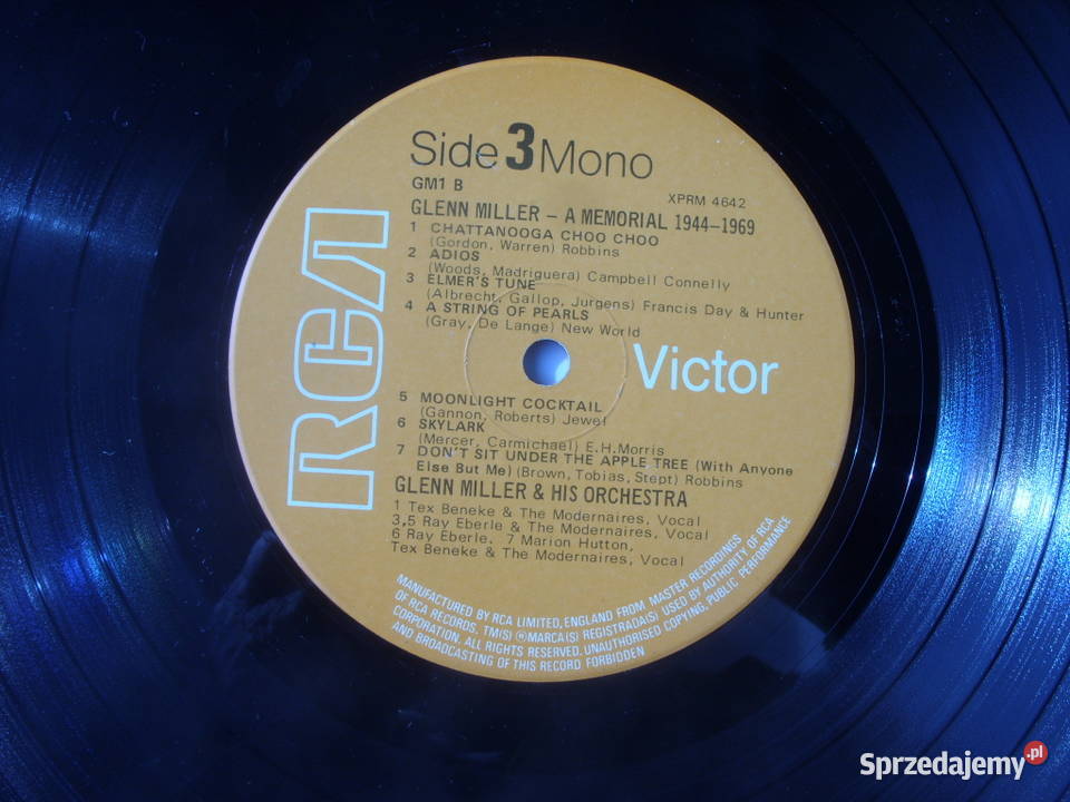 Jazz lp GLENN MILLER HIS ORCHESTRA 2 PLYTY Wołów sprzedam