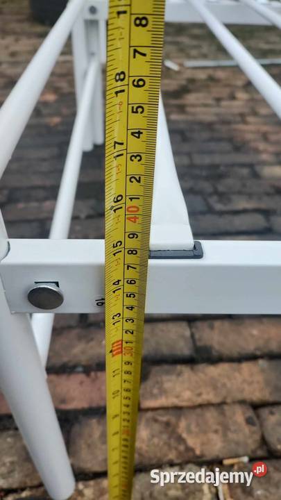 Łóżko metalowe rozkładane wielkopolskie Książ Wielkopolski