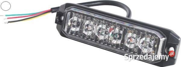 Lampa ostrzegawcza 6 LED białe LA20077W Kamionna sprzedam
