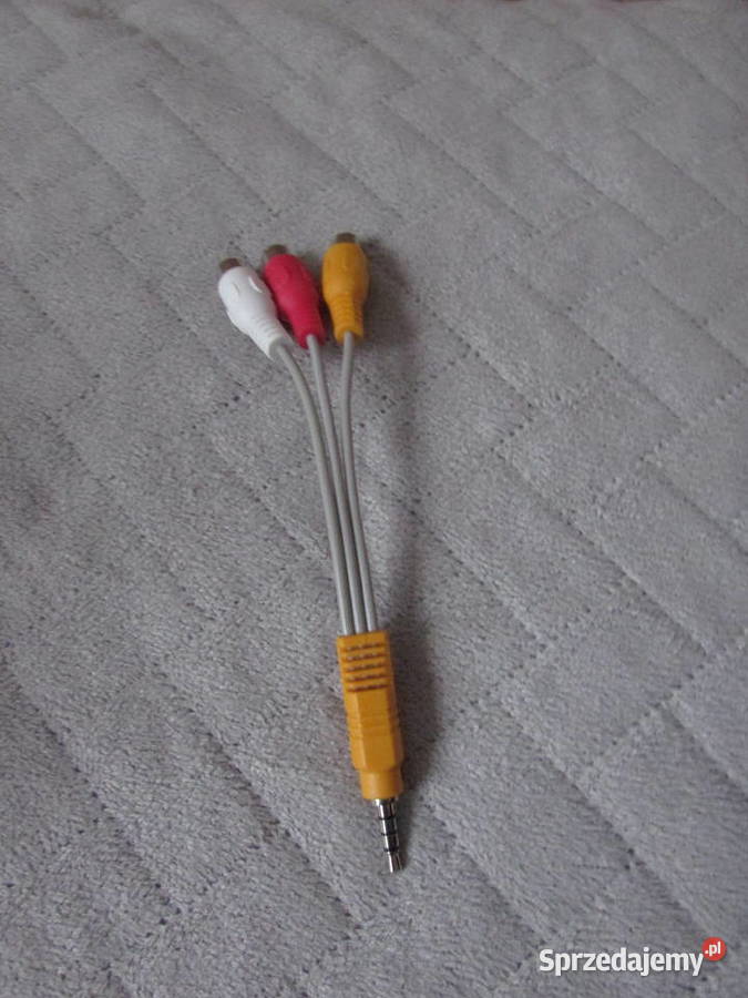 Kabel jack przejściówka 3x chinch audio video