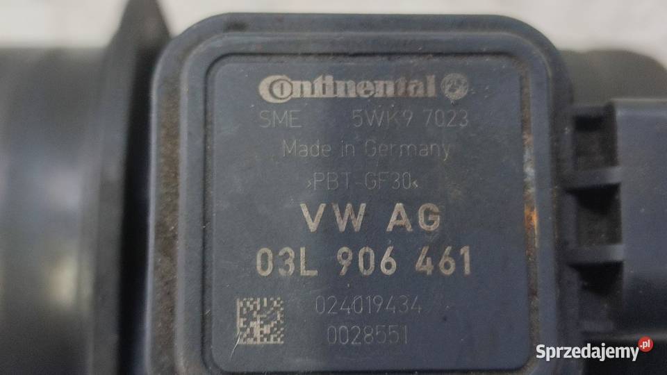 AUDI A3 8P 16 TDI PRZEPŁYWOMIERZ 03L906461 świętokrzyskie Włoszczowa