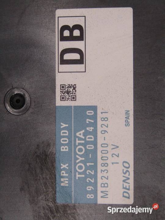 STEROWNIK MODUŁ KOMFORTU TOYOTA YARIS III LIFT lubelskie