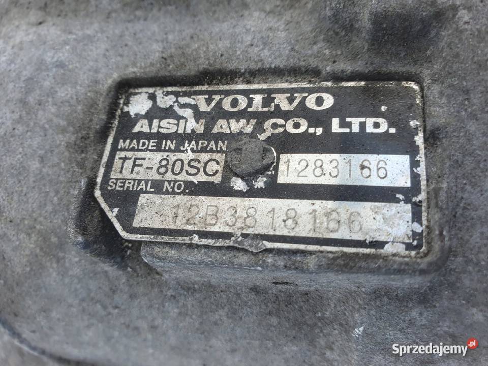 AUTOMATYCZNA SKRZYNIA BIEGÓW Volvo V50 20 D D3