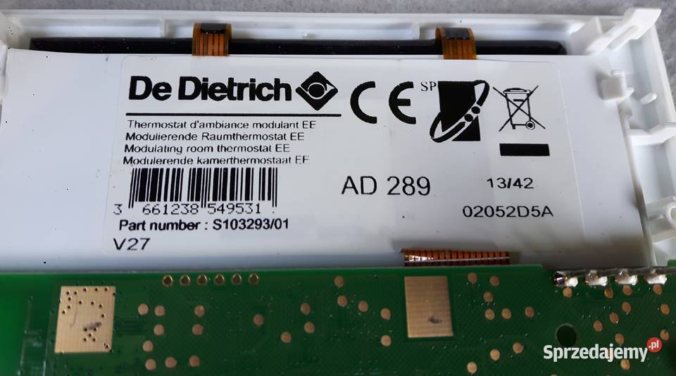 Isense Dietrich AD 289 Remeha sterownik Gniezno