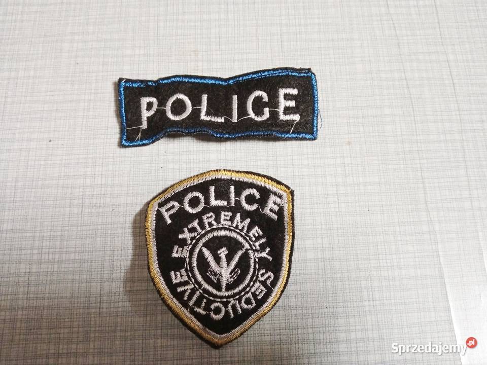 Naszywki naszywka Police Police extremely Wrocław