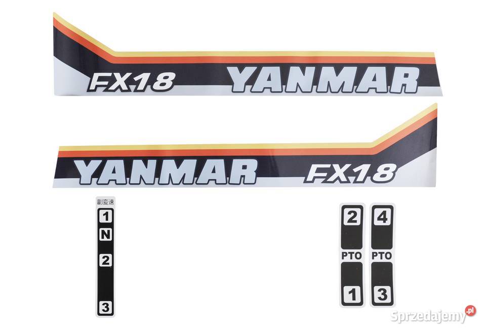 Naklejki Yanmar FX18 podkarpackie