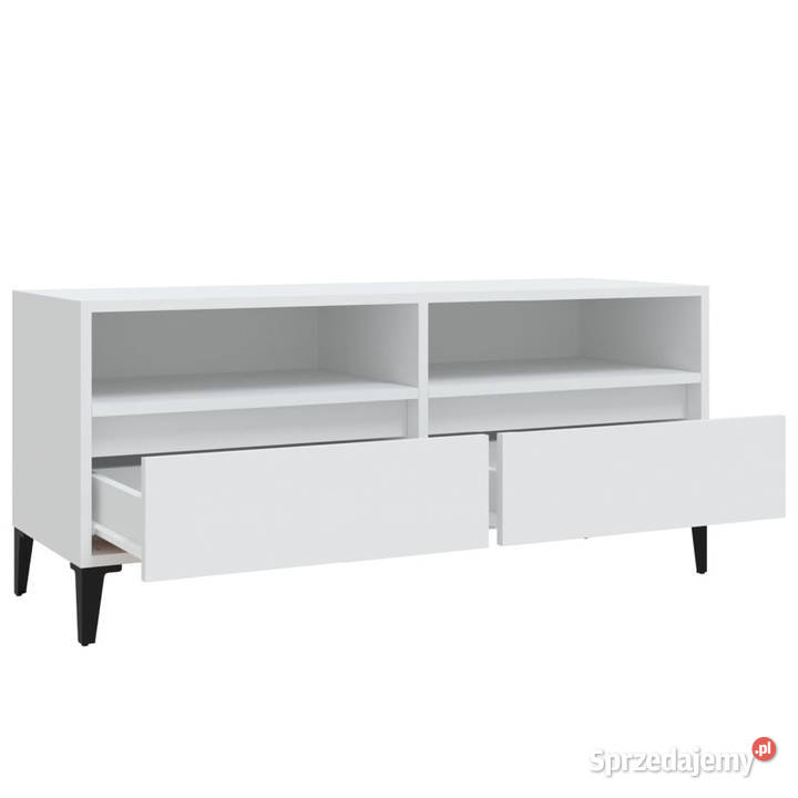 Szafka pod TV biała 100x345x445 materiał Warszawa