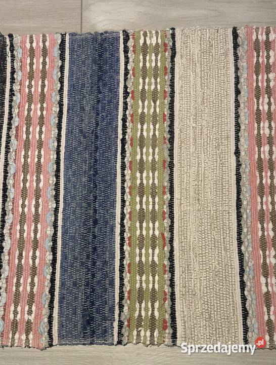 Chodnik dekoracyjny ręcznie tkany Design Pasiak Łódź