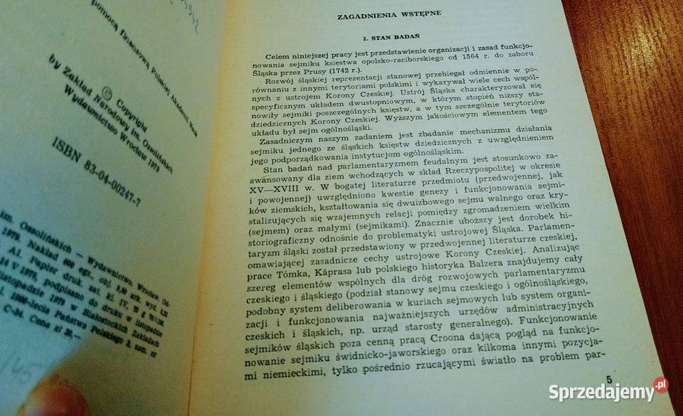 Sejmik księstwa opolskoraciborskiego w latach historia, archeologia Gdańsk