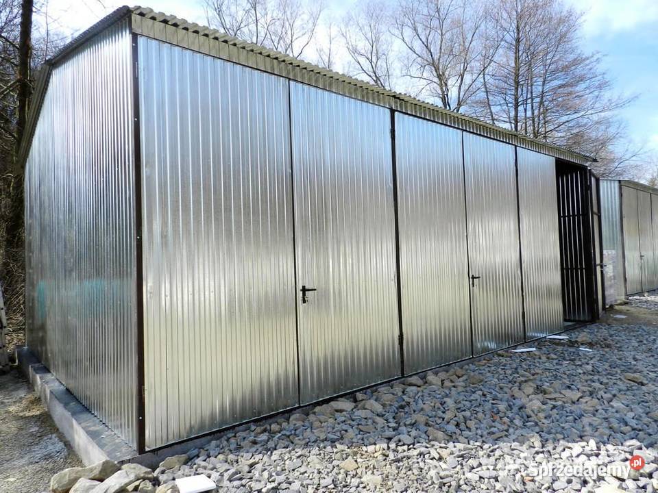 Blaszana montowana hala 86 m ocynkowana Kraków sprzedam
