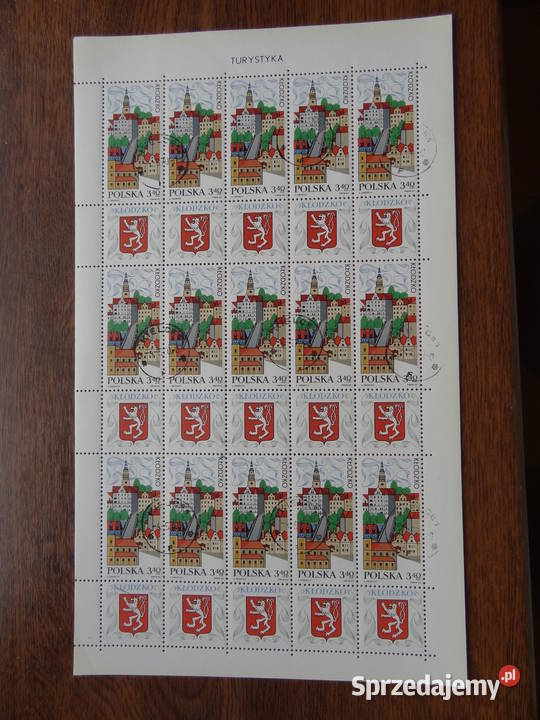 Znaczki pocztowe Polska Fi 1774 ark Jarosław sprzedam