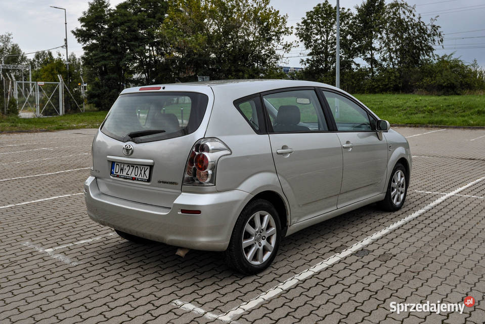 Toyota Corolla Verso 20 Automat 7osobowy 171 nieuszkodzony dolnośląskie Wrocław
