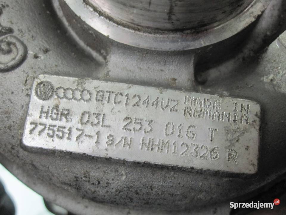 AUDI VW SKODA 16 TDI CAY 105 turbosprężarka