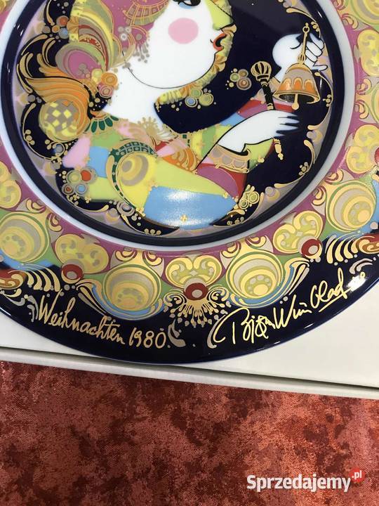 Talerz dekoracyjny Rosenthal Bjrn Wiinblad 1980r sprzedam