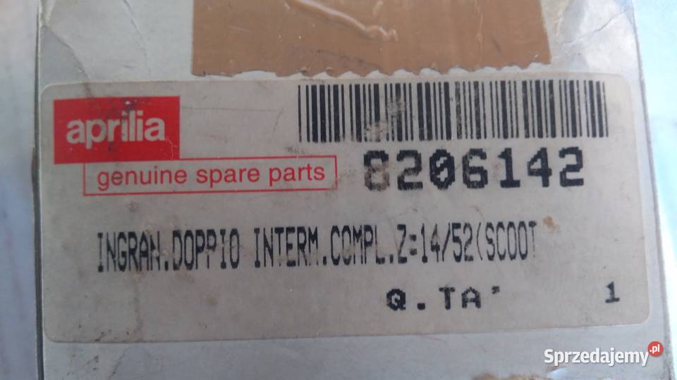 PRZEKŁADNIA PRZEŁOŻENIA 1452 Aprilia Amico Sr Bielsk Podlaski