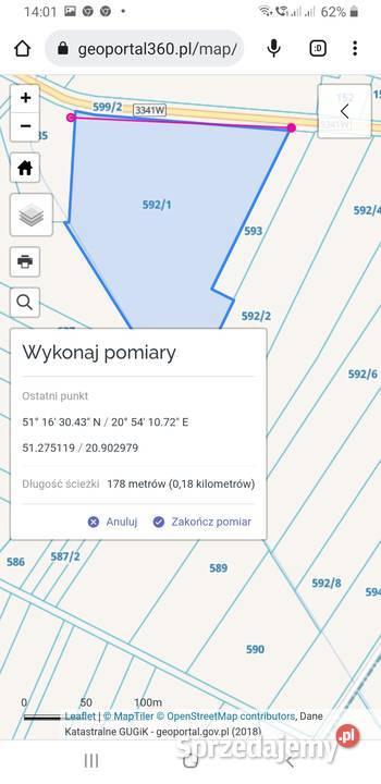Działka Zdziechów Kolonia 25ha 25000mkw Sprzedaż mazowieckie