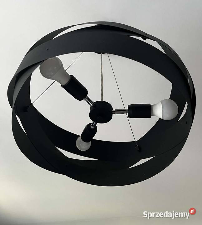 Lampa wisząca sufitowa Tornado 50 czarna Kraków
