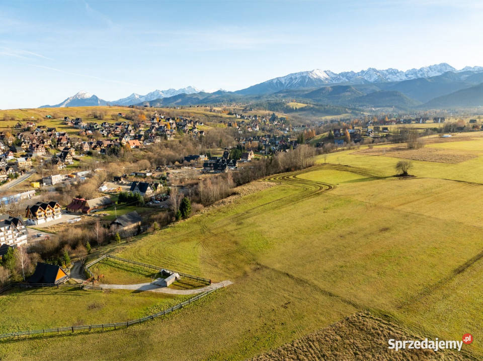Działka z widokiem na Tatry Zakopane Wojdyły 111zł/m2