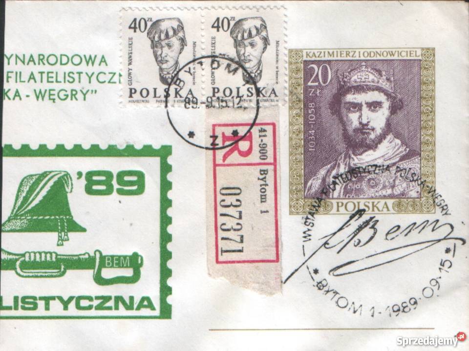 Wycinek z Ck 85 z kasownikiem okol 1989