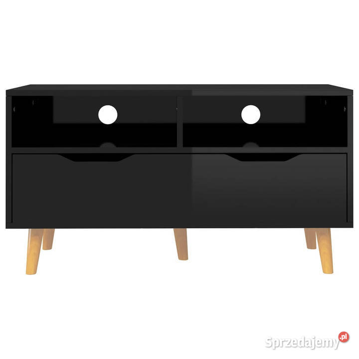 Szafka TV czarna wysoki połysk 90x40x485 Warszawa