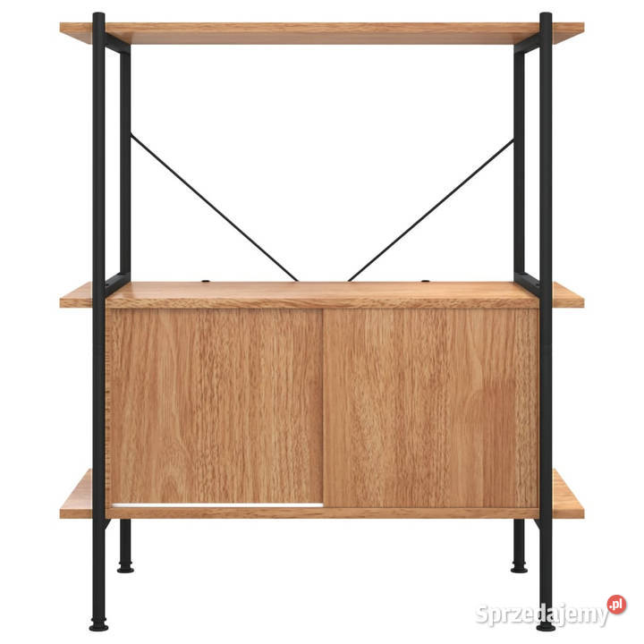 Regał z szafką 80x40x92 stal i materiał Warszawa