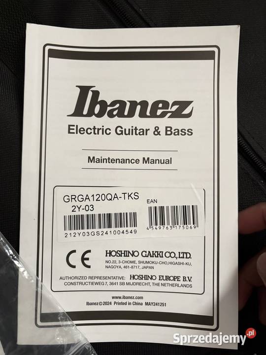 Ibanez GRGA120QA JOYO DC15S wzmacniacz osłona Gdańsk