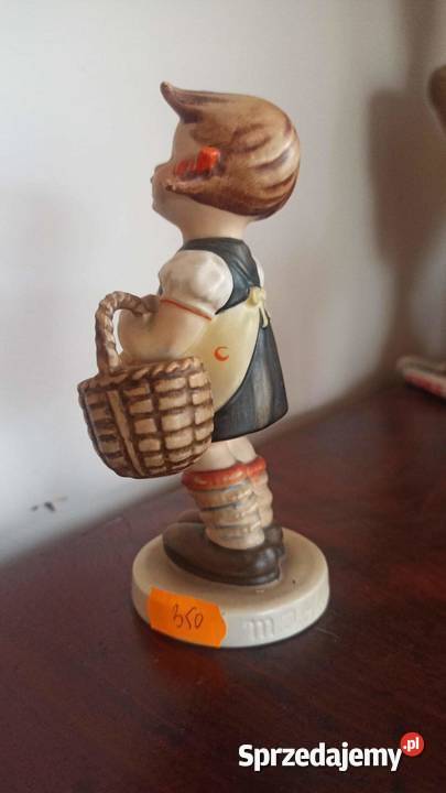 Dziewczynka duża z koszyczkiem Figurka Goebel Gdańsk