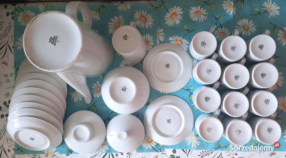 Porcelanowy Serwis do Kawy Karolina Mokka 12 śląskie Gliwice sprzedam