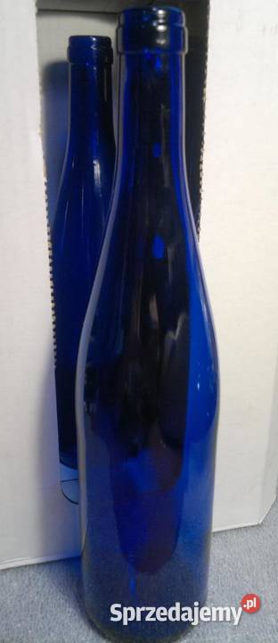 Butelka szklana do wina BLUE niebieska 750ml Warszawa